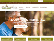 Tablet Screenshot of millcreekfamilypractice.org